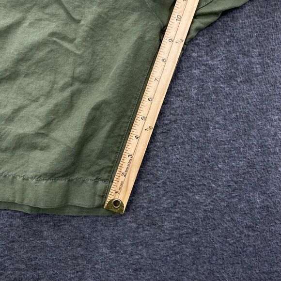 Faherty Men's Flat Front Linen/Cotton Blend Shorts - Moss - 34‎ - Picture 10 of 11